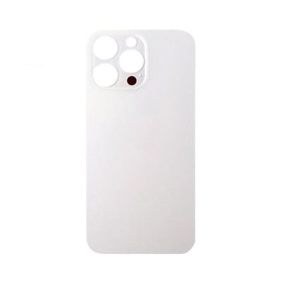 Back Glass White No Logo For iPhone 14Pro (Aftermarket Premium)