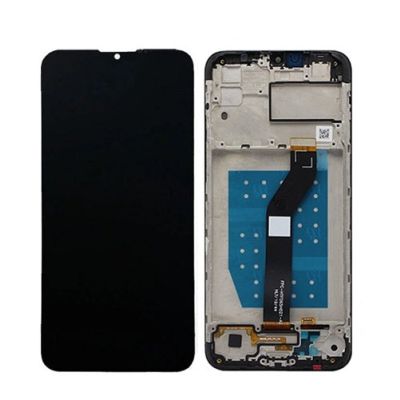 MOTOROLA G8POWER LITE SCREEN WITH FRAME BLACK (BRAND NEW)