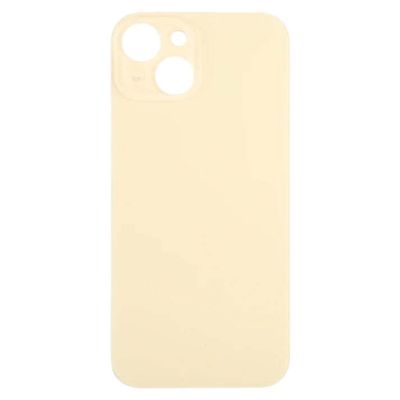 Back Glass Yellow No Logo For iPhone 15 (Aftermarket Premium)