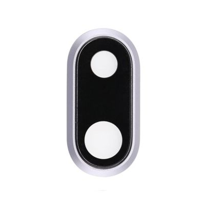 IPHONE 8PLUS BACK CAMERA LENS WITH FRAME SILVER