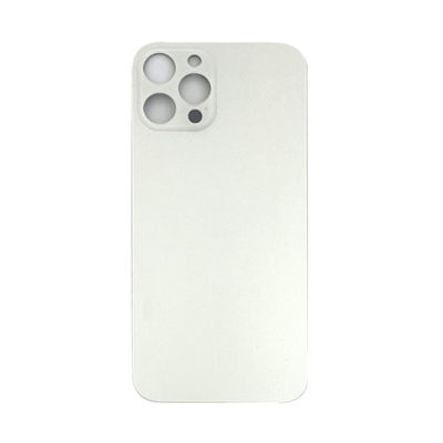Back Glass White No Logo for iPhone 12Pro Max (Aftermarket Premium)