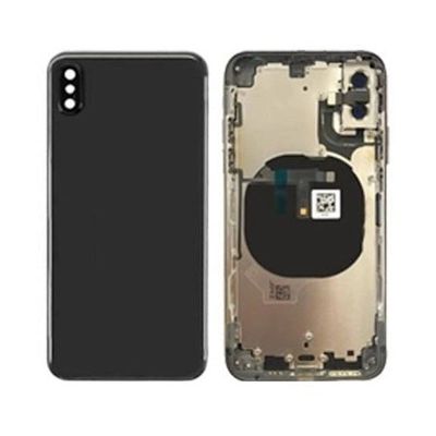 IPHONE XS BACK HOUSING WITH VOLUME POWER FLEX BLACK NO LOGO