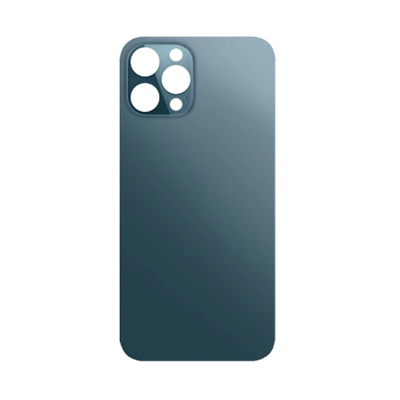 Back Glass Pacific Blue No Logo for iPhone 12Pro Max (Aftermarket Premium)