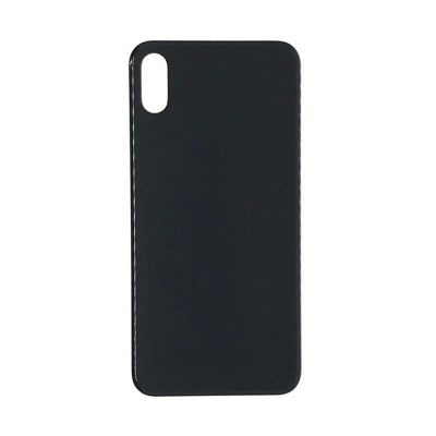 IPHONE XS MAX BACK GLASS BLACK NO LOGO (AFTERMARKET PREMIUM)