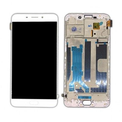 OPPO R9 LCD SCREEN WHITE WITH FRAME (AFTERMARKET)