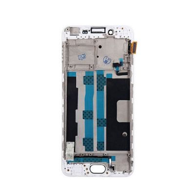 OPPO R9S SCREEN WITH FRAME WHITE (TFT)