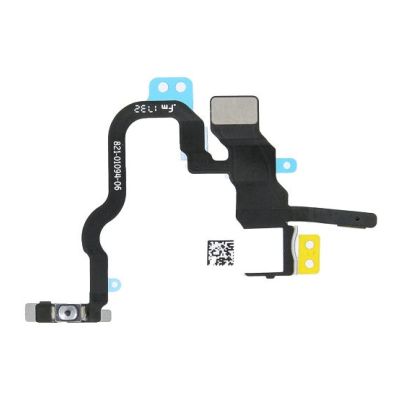 Power On Off Flex White Metal Bracket for iPhone X (Pulled)